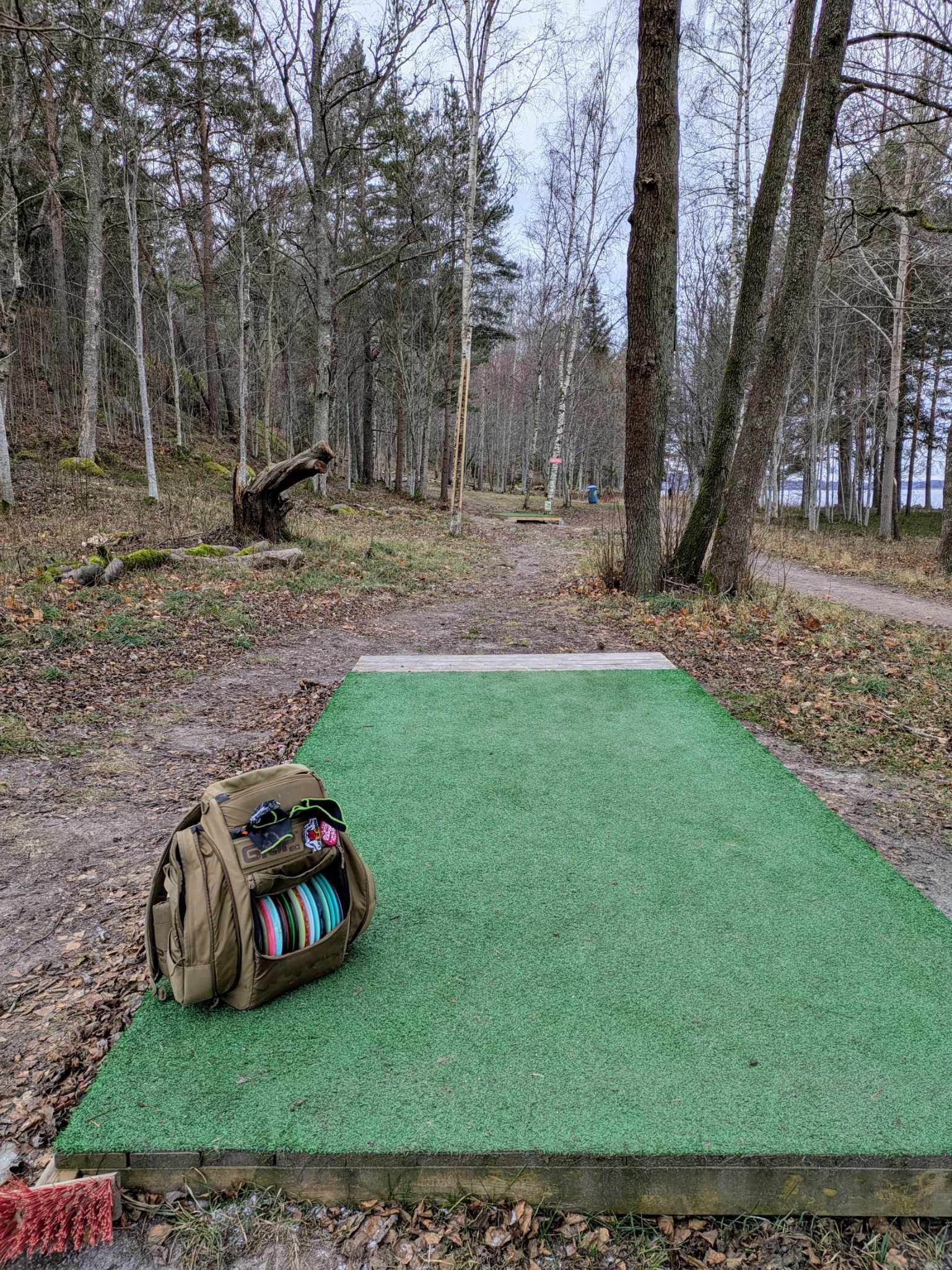 Bild från Hål 1 – Bakre / gul layout