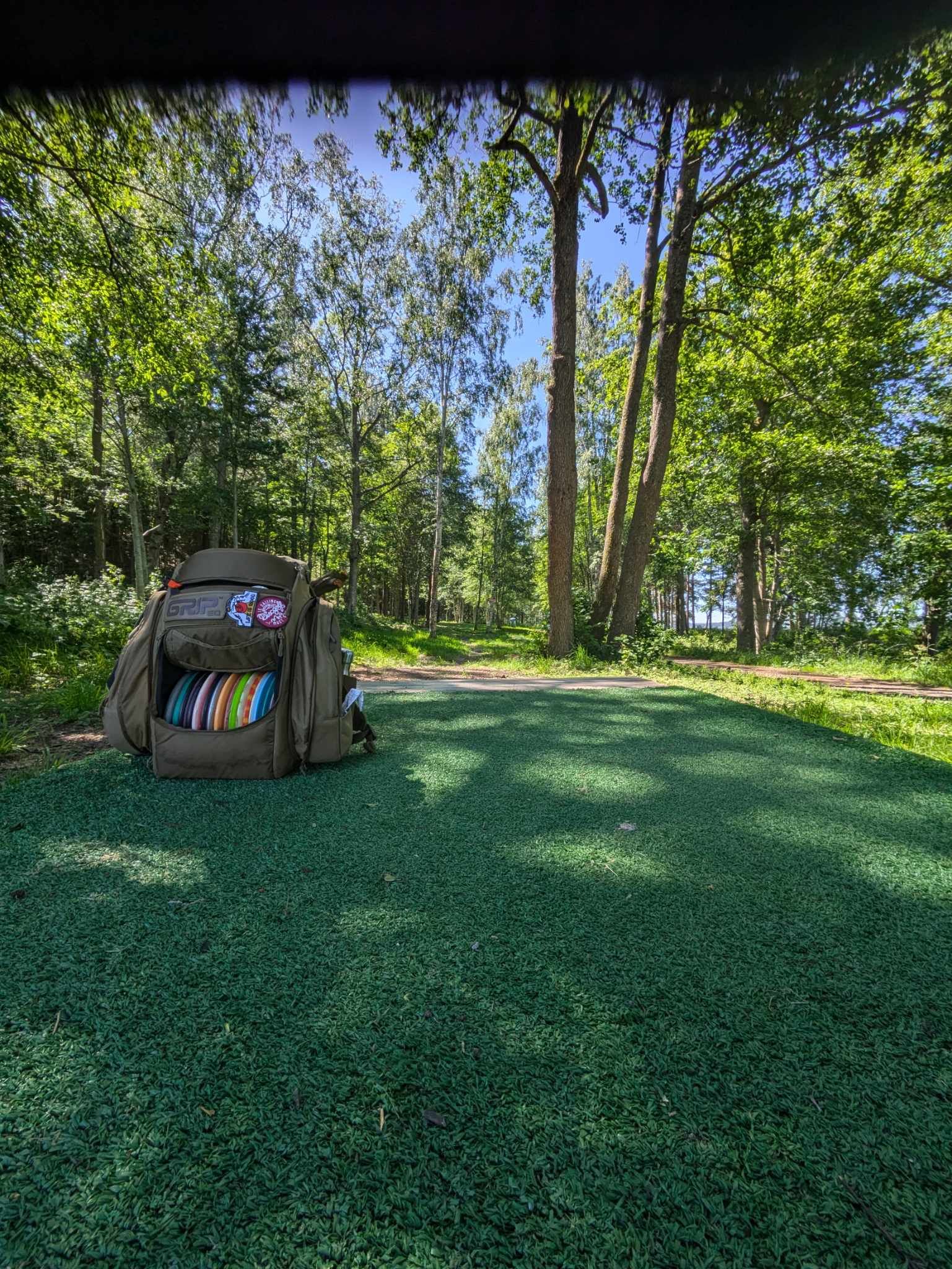 Bild från Hål 1 – Bakre / gul layout