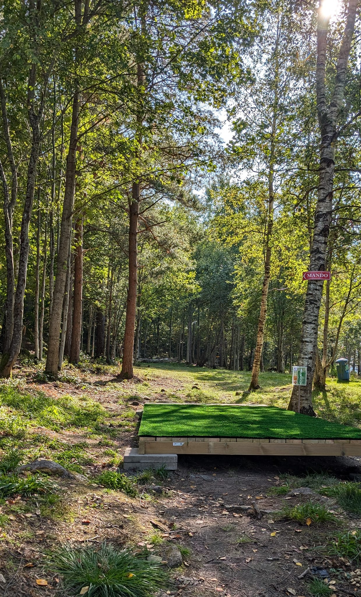 Bild från Hål 1 – Främre / röd layout